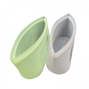 Élelmiszer-fokozatú szilikon zárt táska